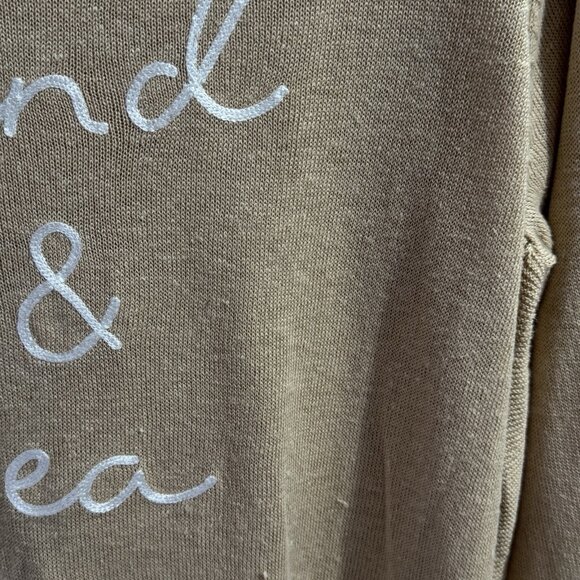 J. Jill Sweater Tan XL Sand & Sea Linen Cotton Embroidered Beach Lagen Nautical - Picture 8 of 12